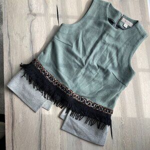 Like new: Anthro Embellished Sleeveless Top